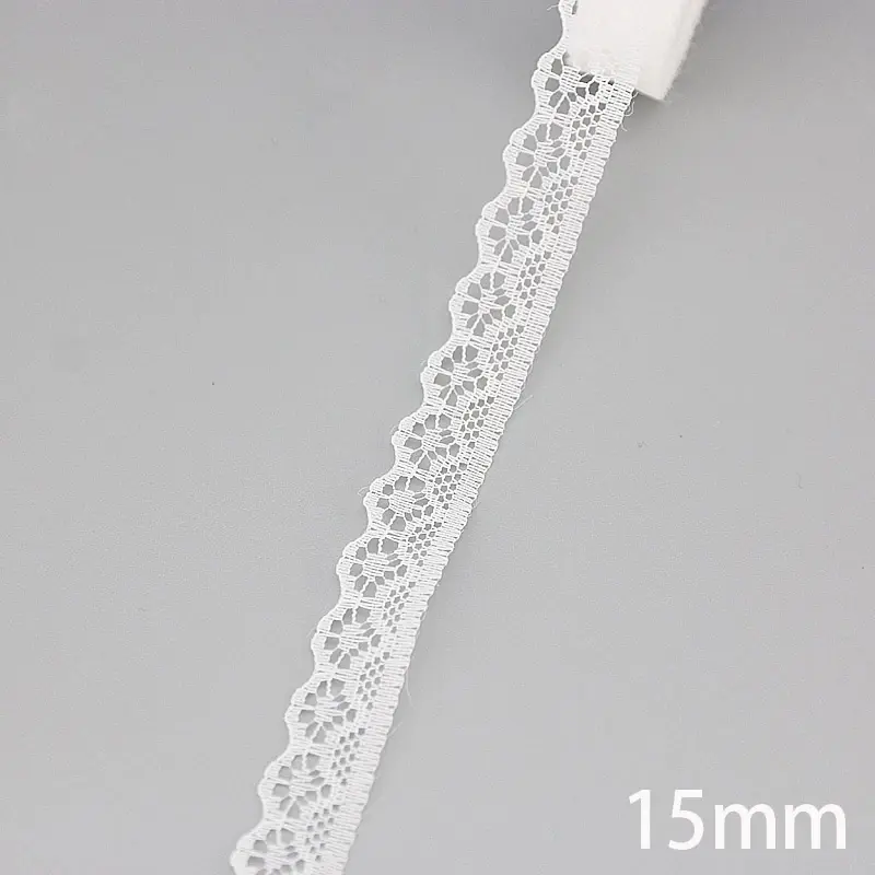 (20 yards/roll) 15mm white Lace fabric Webbing Decoration Lovely gift packing Material