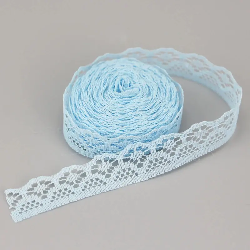 (20 yards/roll) 15mm white Lace fabric Webbing Decoration Lovely gift packing Material