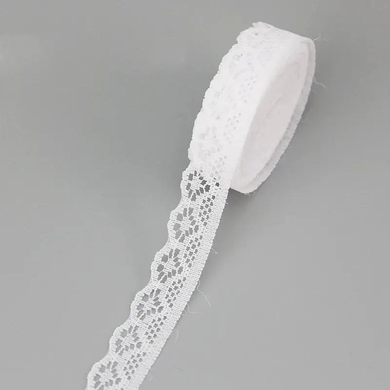 (20 yards/roll) 15mm white Lace fabric Webbing Decoration Lovely gift packing Material