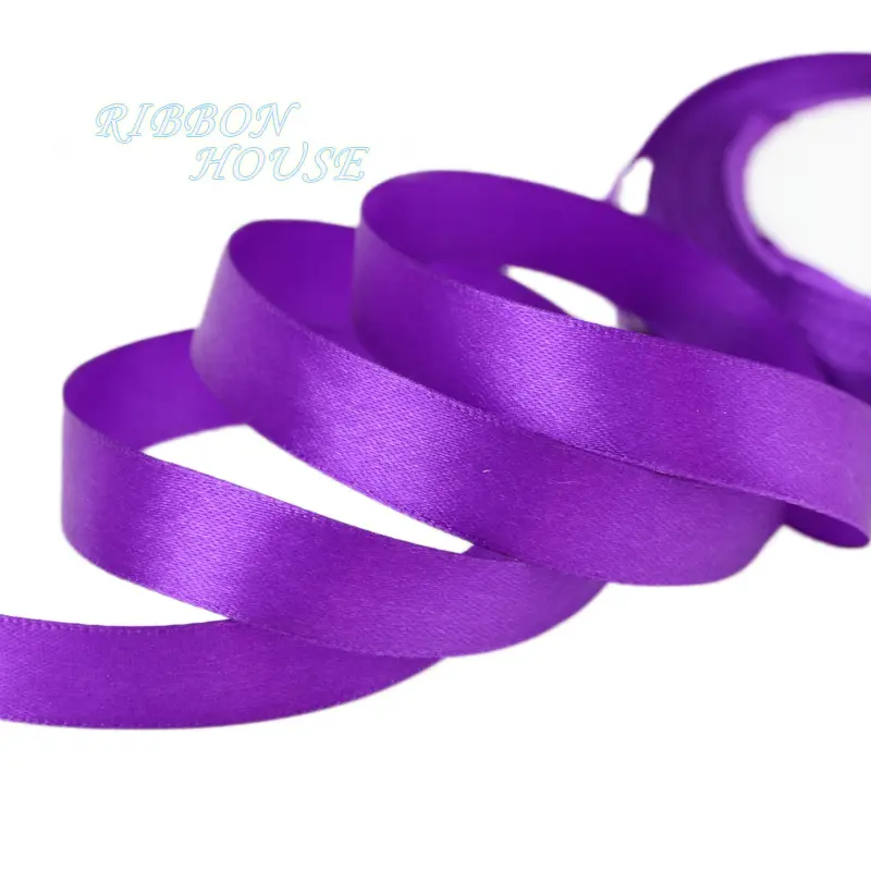 (25 yards/roll) Single Face Satin Ribbon Webbing Decoration Gift Christmas Ribbons (6/10/12/15/40/50mm)