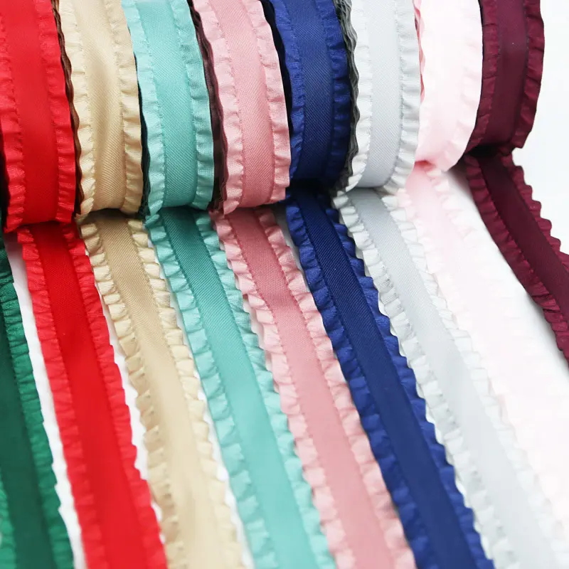 (5 Yards/roll)22mm Skirt  Ribbon Satin Ribbons Bow Gift Wedding Christmas Lace Sewing Accessories Tablecloth Curtain Decoration
