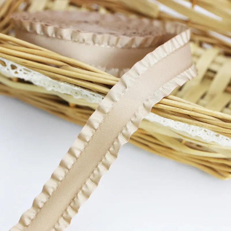 (5 Yards/roll)22mm Skirt  Ribbon Satin Ribbons Bow Gift Wedding Christmas Lace Sewing Accessories Tablecloth Curtain Decoration