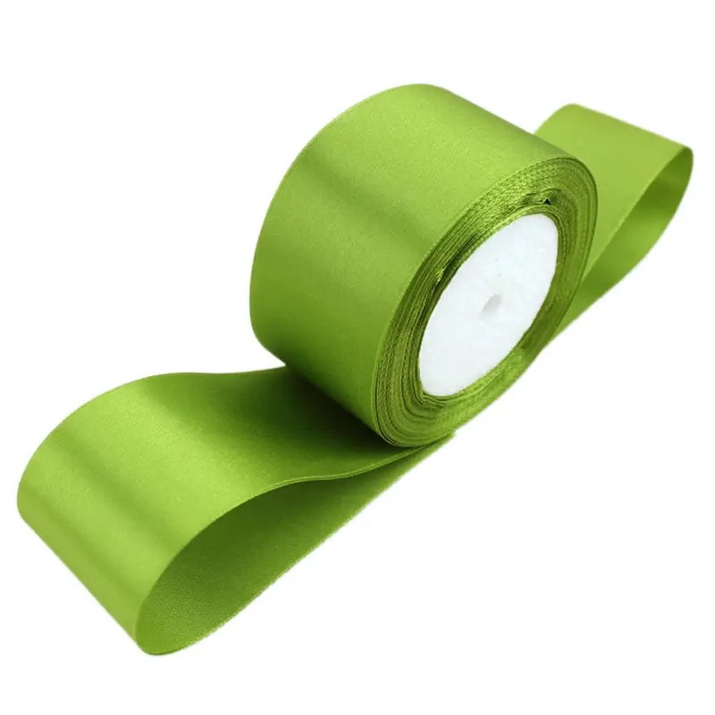 fruit green Single Face Satin Ribbon Wholesale Gift Wrapping Christmas ribbons