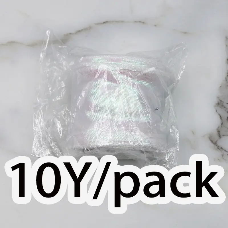 (10 Yards/pack) 6cm Colorful Fish Tail Yarn Organza Ribbon Packaging Gift Box Lolita Hair Accessories Lamp Home Decoration Lace