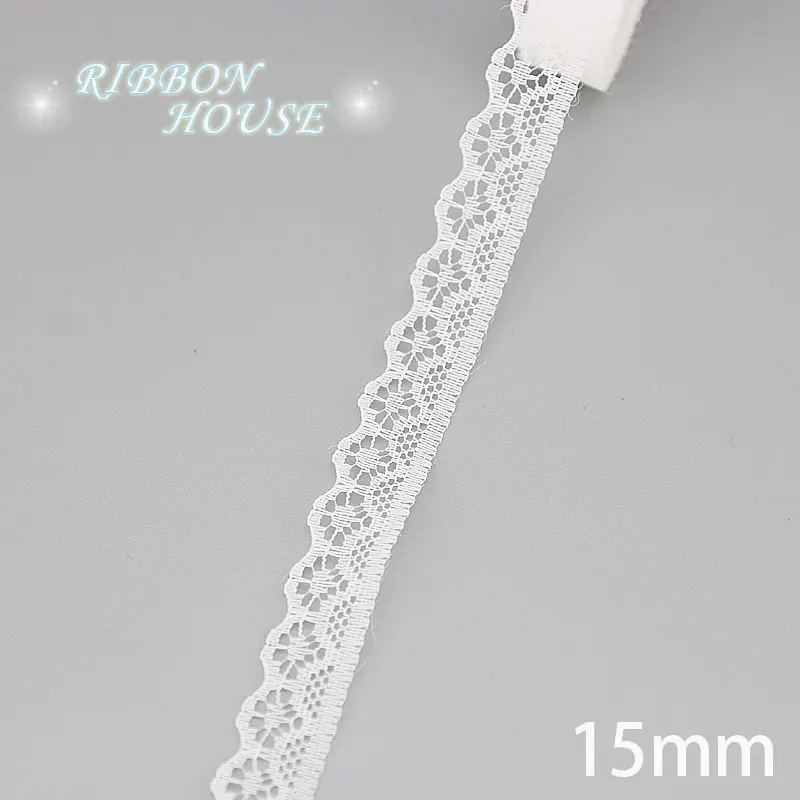 (5 yards/roll) white Lace fabric Webbing Decoration Lovely gift packing polyester Material