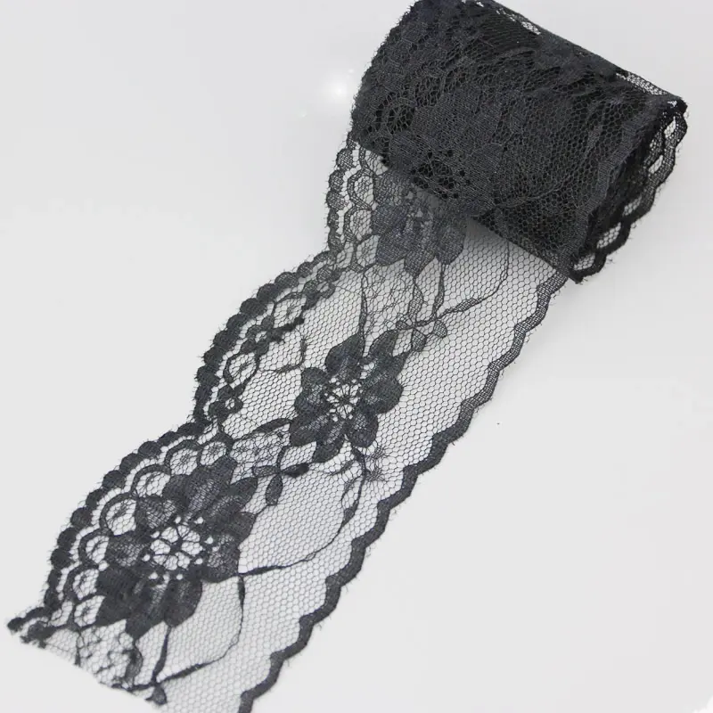 (10 yards/roll) 65mm white and black Lace fabric Webbing Decoration Lovely gift packing Material