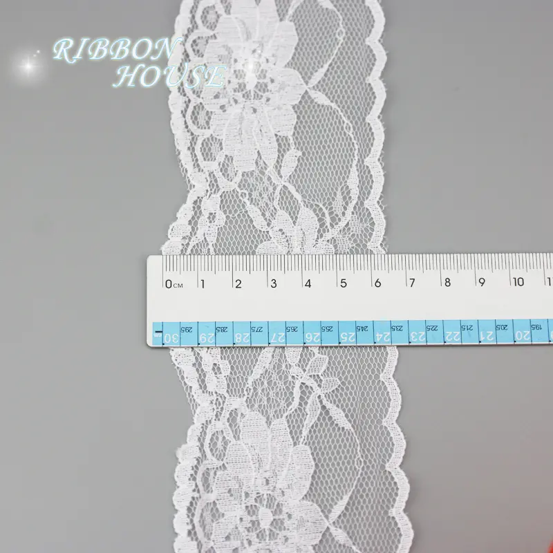 (10 yards/roll) 65mm white and black Lace fabric Webbing Decoration Lovely gift packing Material