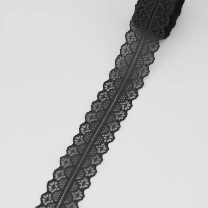 (10 yards/roll) Black lace fabric  ribbon Webbing Decoration Lovely gift packing Material