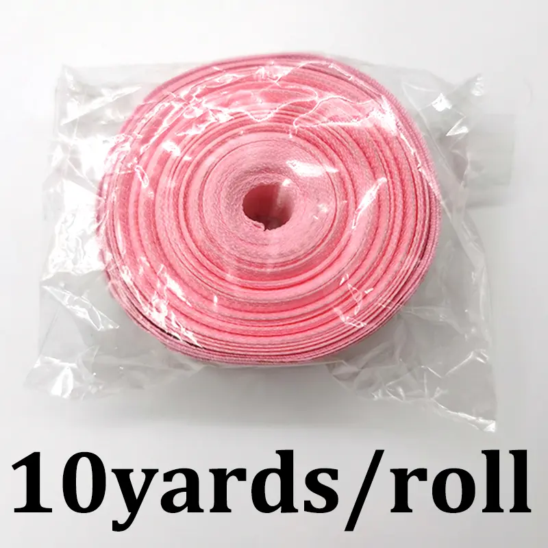 (10Yards/roll) 25mm Marble Crack Satin Ribbon Gold Foil Printed Ribbons Gift Packaging Christmas Wedding Home Sewing Decoration
