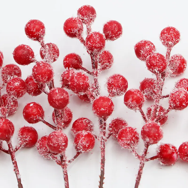 (10 pieces/pack) 22c Simulated Refreshing Berries Simulated Fruits Artificial Berries Flowers DIY Decoration Christmas Tree