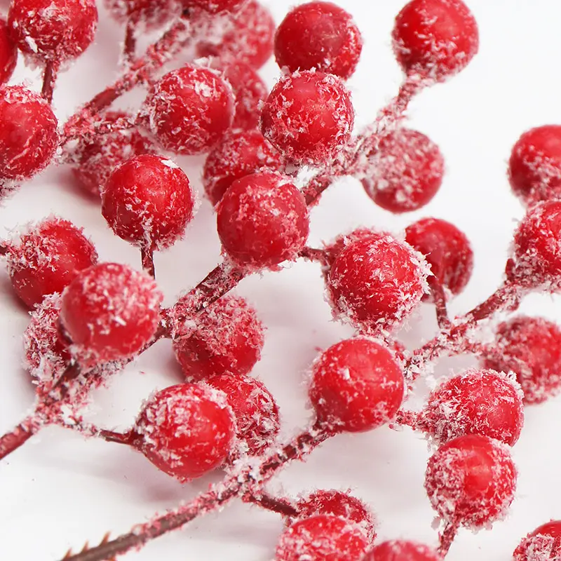 (10 pieces/pack) 22c Simulated Refreshing Berries Simulated Fruits Artificial Berries Flowers DIY Decoration Christmas Tree