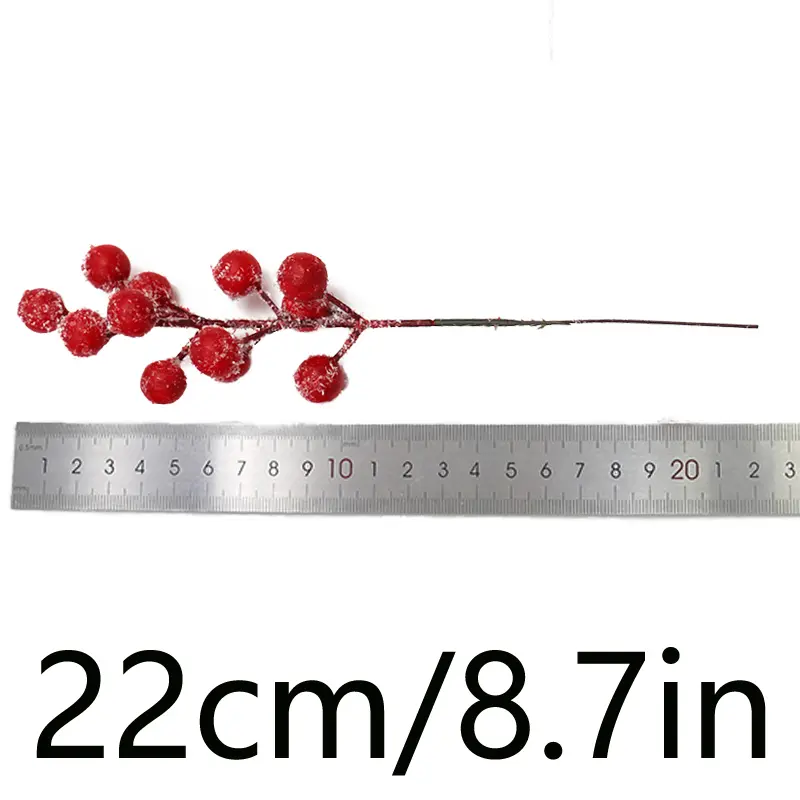 (10 pieces/pack) 22c Simulated Refreshing Berries Simulated Fruits Artificial Berries Flowers DIY Decoration Christmas Tree