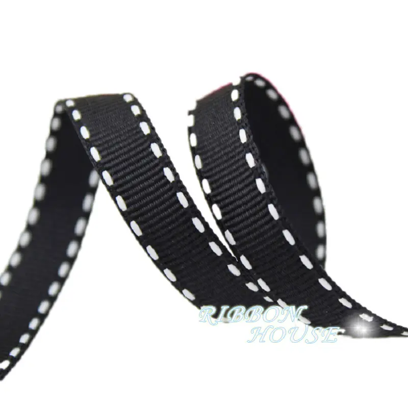 (25 Yards/Roll) 3/8'' (10mm) Grosgrain Colored Ribbon Wholesale Gift Wedding Baking Ribbons