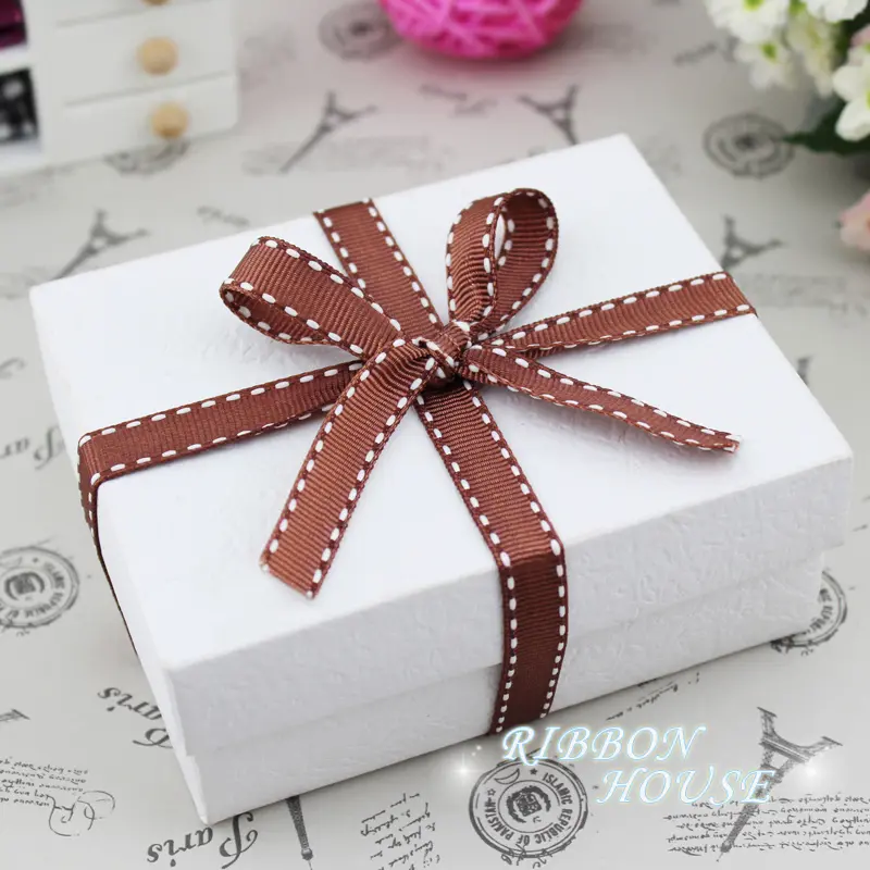 (25 Yards/Roll) 3/8'' (10mm) Grosgrain Colored Ribbon Wholesale Gift Wedding Baking Ribbons