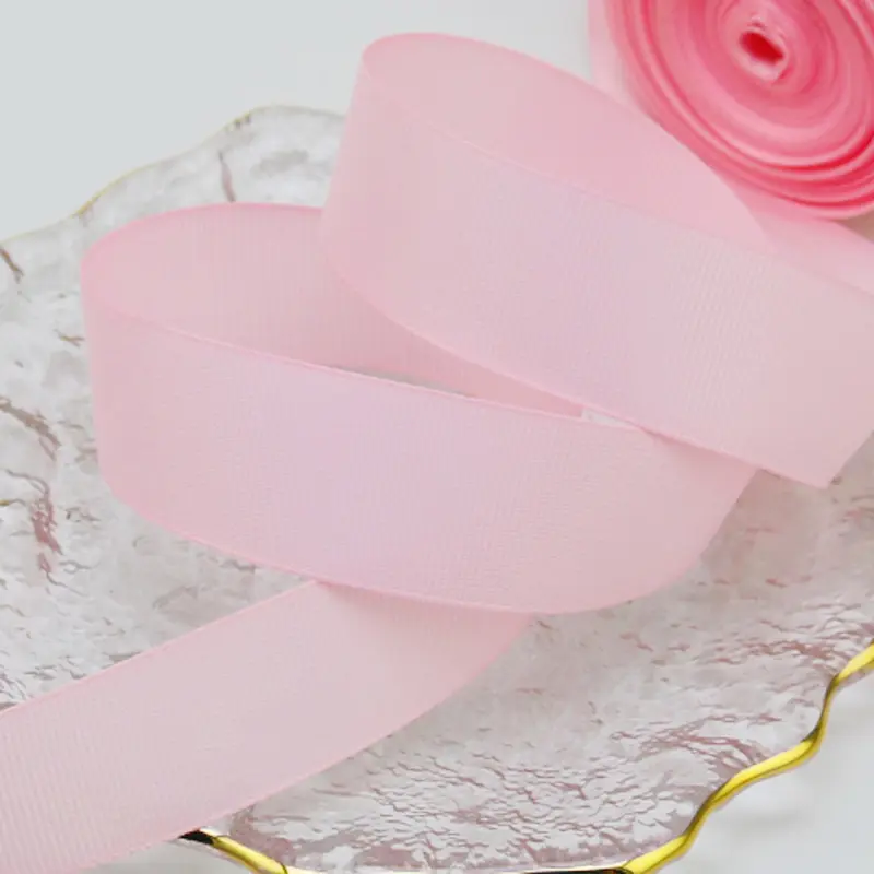(10 Meters/lot) Pink Grosgrain Ribbon Wholesale Gift Wrap Christmas Decorations Ribbons Decoration House Party DIY（15/25/40mm）