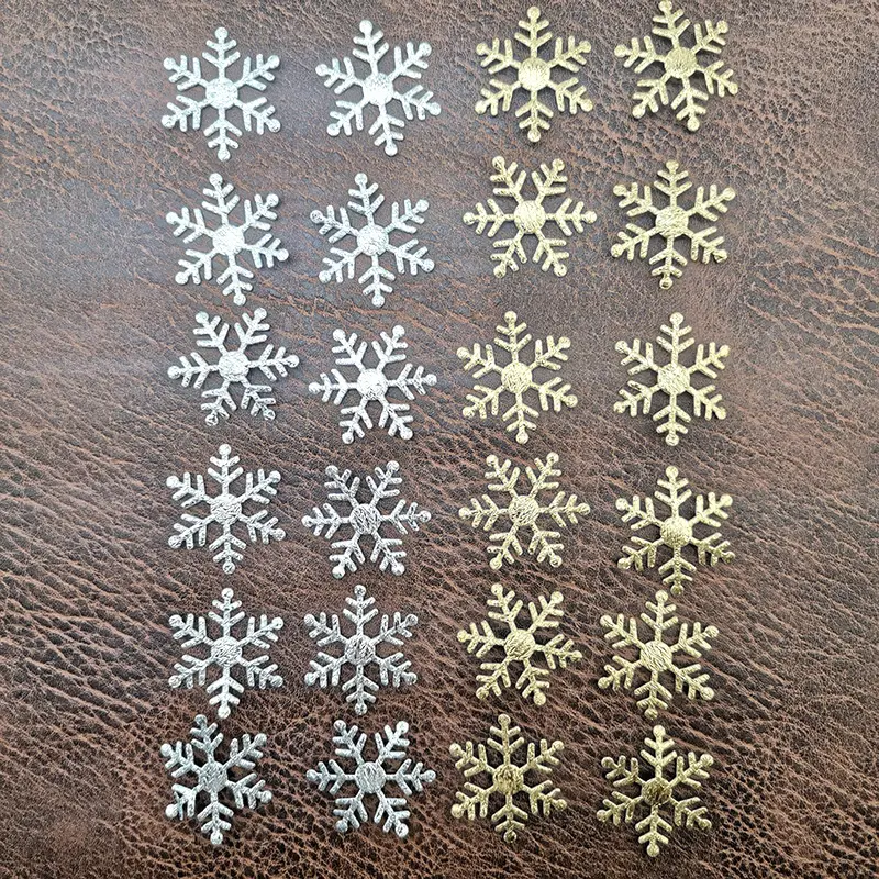 (200pcs/pack) 30mm Christmas Snowflakes Confetti Artificial Snow Xmas Tree Ornaments Decorations For Home Party Wedding Decor