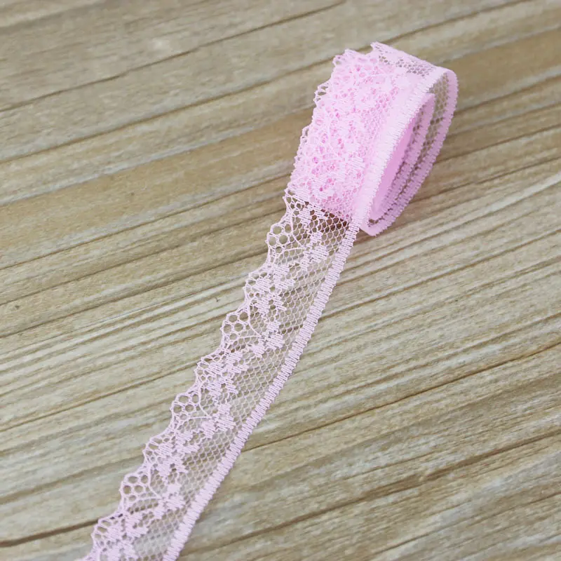 (10 yards/roll) 20mm color Lace fabric Webbing Decoration  gift packing Material