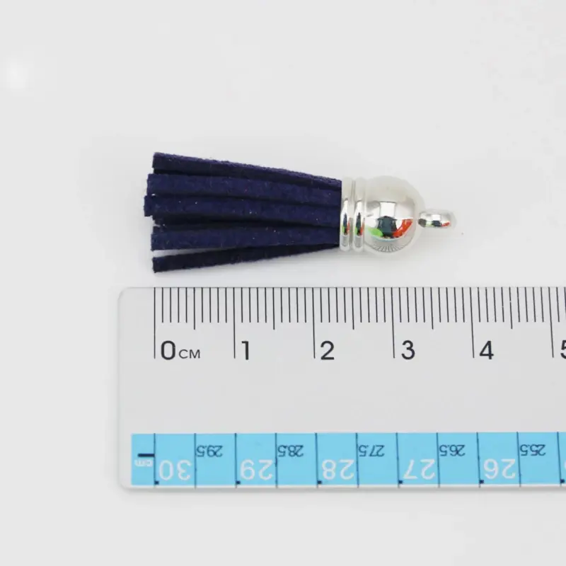 (100 pieces/pack ) Tassel Vintage Leather Fringe for Purl Macrame DIY Jewelry Keychain Cellphone Straps Pendant