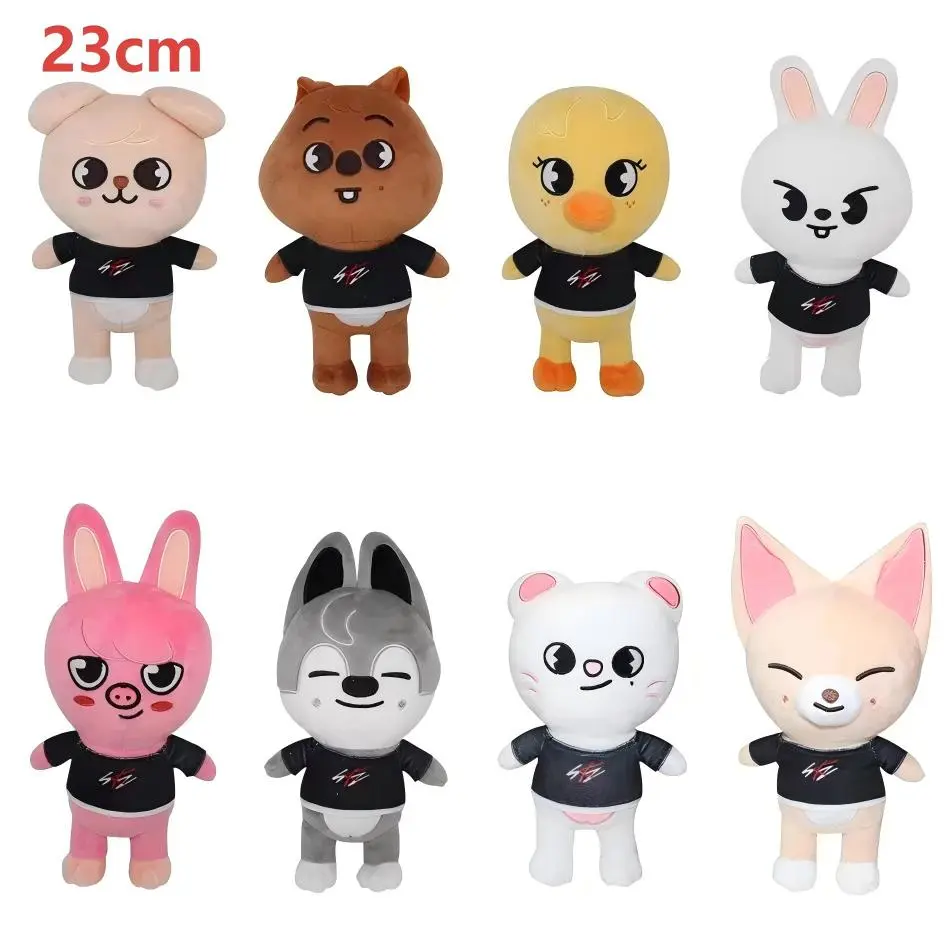 Skzoo Plush Skzoo Keychain Plush Toys Plush Cartoon Stuffed Animal Plushies Doll Kawaii Companion for Kids Adults Fans Gift~