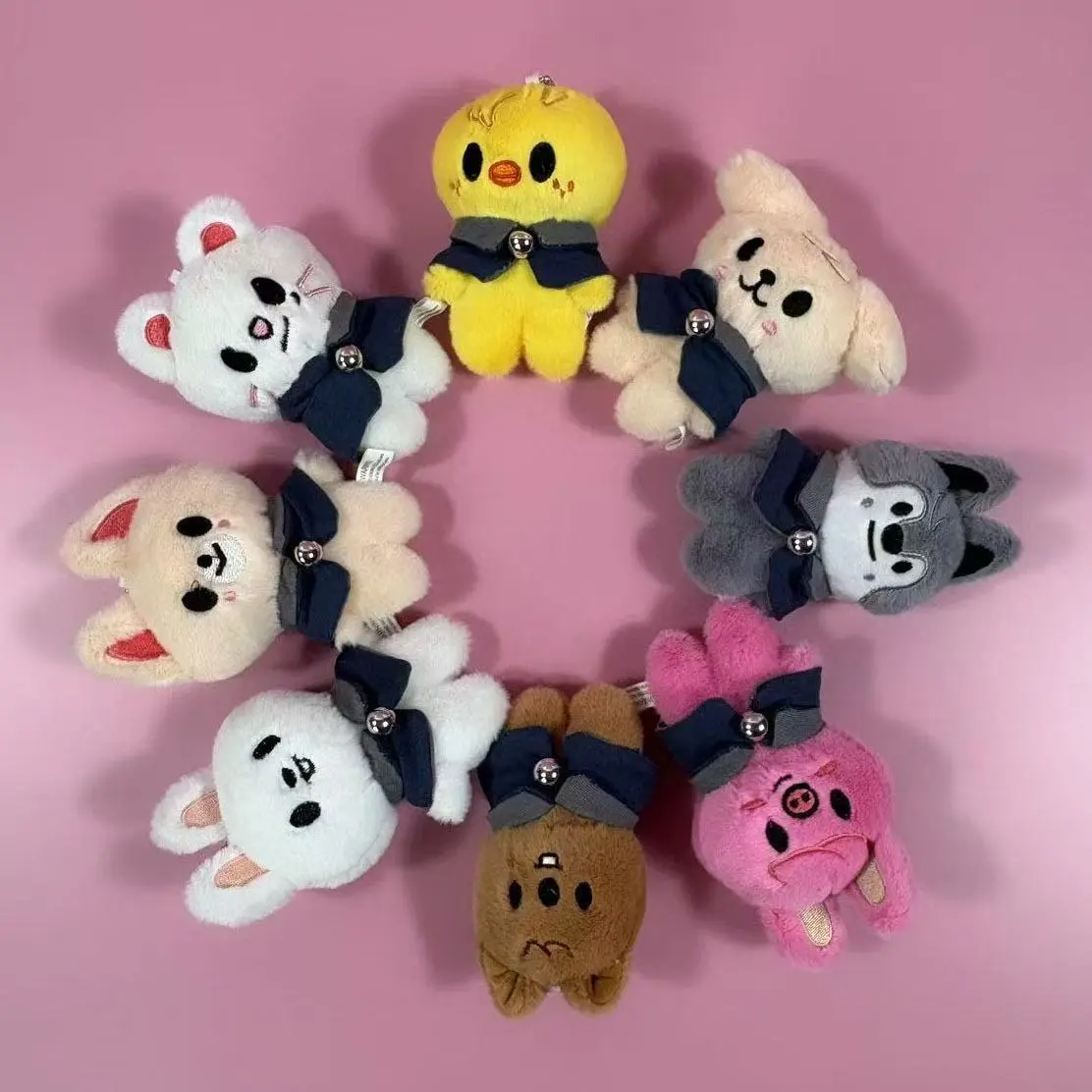 Skzoo Plush Skzoo Keychain Plush Toys Plush Cartoon Stuffed Animal Plushies Doll Kawaii Companion for Kids Adults Fans Gift~