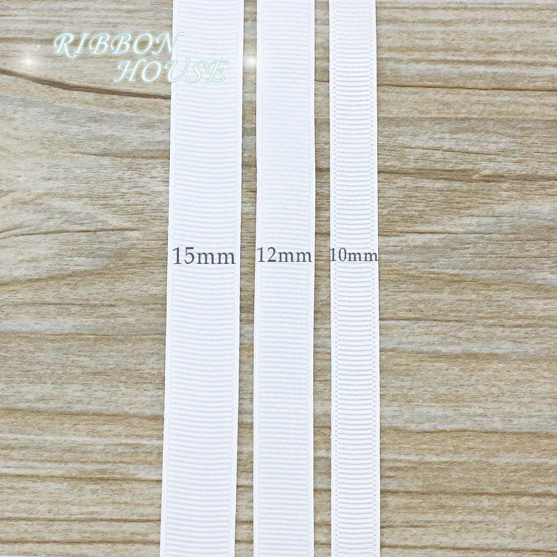 (100 yards/roll) Grosgrain Ribbon Wholesale gift wrap decoration Christmas ribbons (10/12/15/20mm)