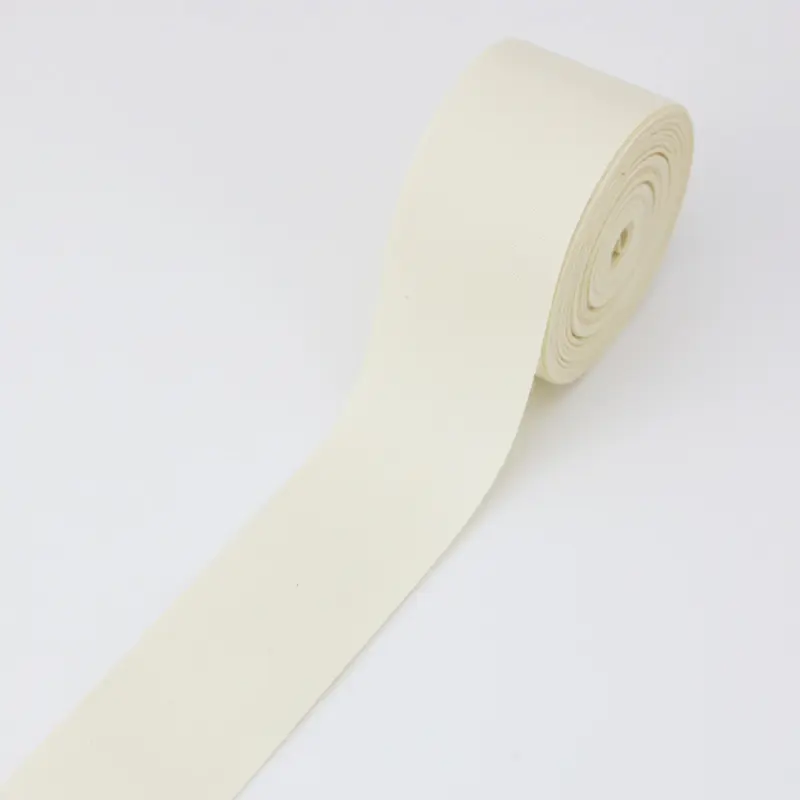 (10 Yards/roll) 15mm Beige Cotton Ribbon DIY Lace Fabric Gift Box Packaging Clothing Decoration