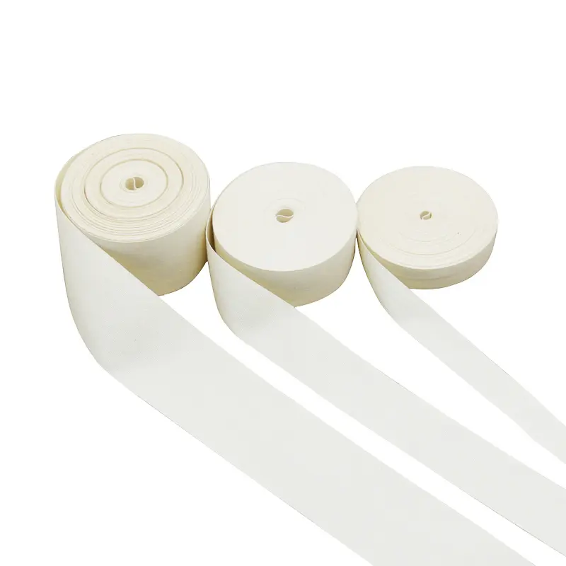 (10 Yards/roll) 15mm Beige Cotton Ribbon DIY Lace Fabric Gift Box Packaging Clothing Decoration