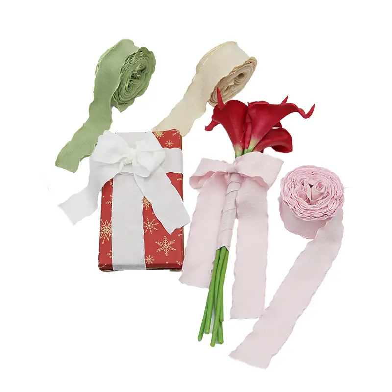 9 Meters/roll 40mm Lotus Leaf Pleated Ribbon Hair Accessories Festivals Party Decorations Cakes Flowers Gift Packaging DIY