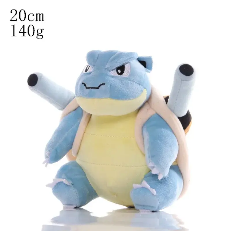2025 New 20cm Pokemon Stuffed Plush Toys Kawaii Pikachu Raichu Jenny Turtle Anime Doll Kids Birthday Christmas Gift