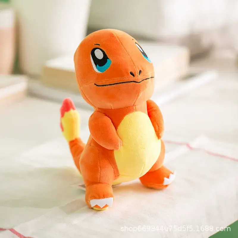 2025 New 20cm Pokemon Stuffed Plush Toys Kawaii Pikachu Raichu Jenny Turtle Anime Doll Kids Birthday Christmas Gift