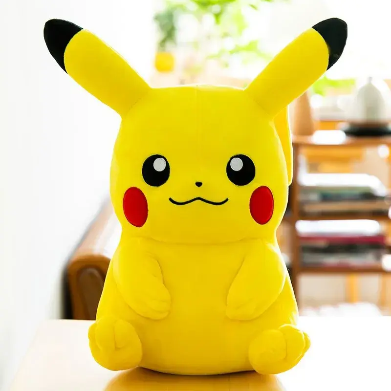 2025 New 20cm Pokemon Stuffed Plush Toys Kawaii Pikachu Raichu Jenny Turtle Anime Doll Kids Birthday Christmas Gift