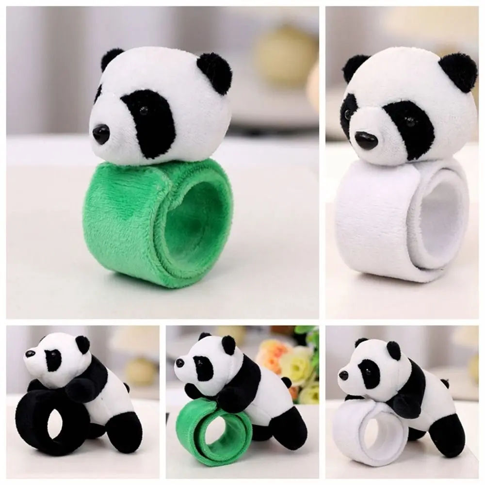 Gift Toy Stuffed Animal Panda Wristband Super Soft Comfortable Plush Hand Ring Cartoon Kawaii Clap Circle Toy Birthday Present
