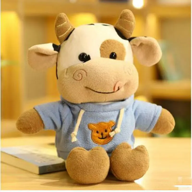 Cute Cow Plush Toy Rag Doll for Girlfriend Children's Toys Gifts Plush Toys Pillow Plushie Stuffed Animal Patung Dolls