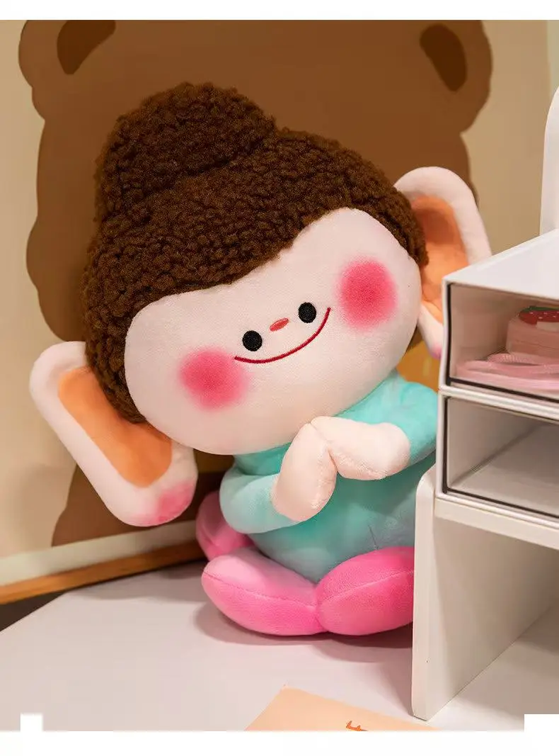 Lotus Buddha Doll Plush Toy Cartoon Anime Cute Handmade Pillow Cushion 3 Sizes 30cm/40cm/50cm Children's Gift for Thanksgiving