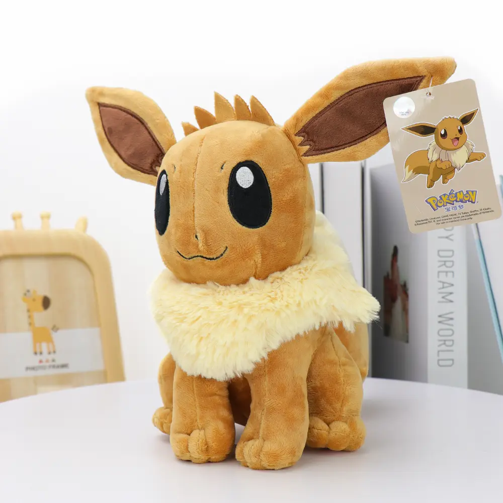 POKEMON Original Big Size Eevee Umbreon Sylveon Leafeon Espeon Glaceon Plush Toy Anime Stuff Doll Collection Kawaii Gift for Kid