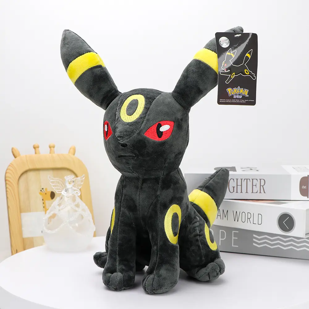 POKEMON Original Big Size Eevee Umbreon Sylveon Leafeon Espeon Glaceon Plush Toy Anime Stuff Doll Collection Kawaii Gift for Kid