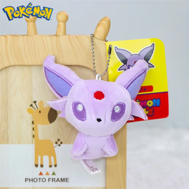 Pokemon Eevee Umbreon Sylveon Espeon Vaporeon Plush Toys Keychain Gengar Duskull Haunter Flareon Stuffed Peluche Doll Gifts Kids