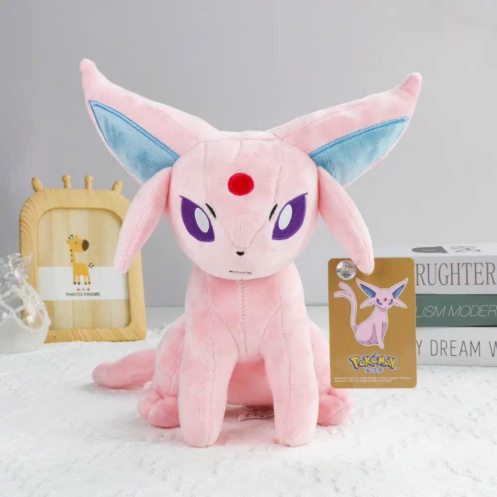 POKEMON Original Big Size Eevee Umbreon Sylveon Leafeon Espeon Glaceon Plush Toy Anime Stuff Doll Collection Kawaii Gift for Kid
