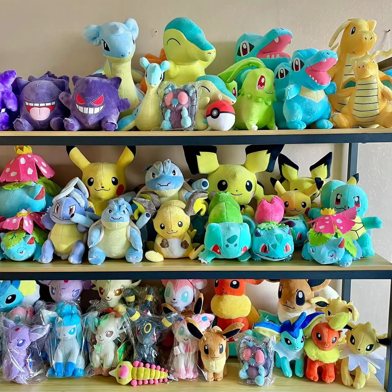 20cm Cartoon Blastoise Pikachu Charizard Plush Toy Anime Diglett Flareon Vaporeon Eevee Plushie Cute Pokemon Doll Kids Xmas Gift
