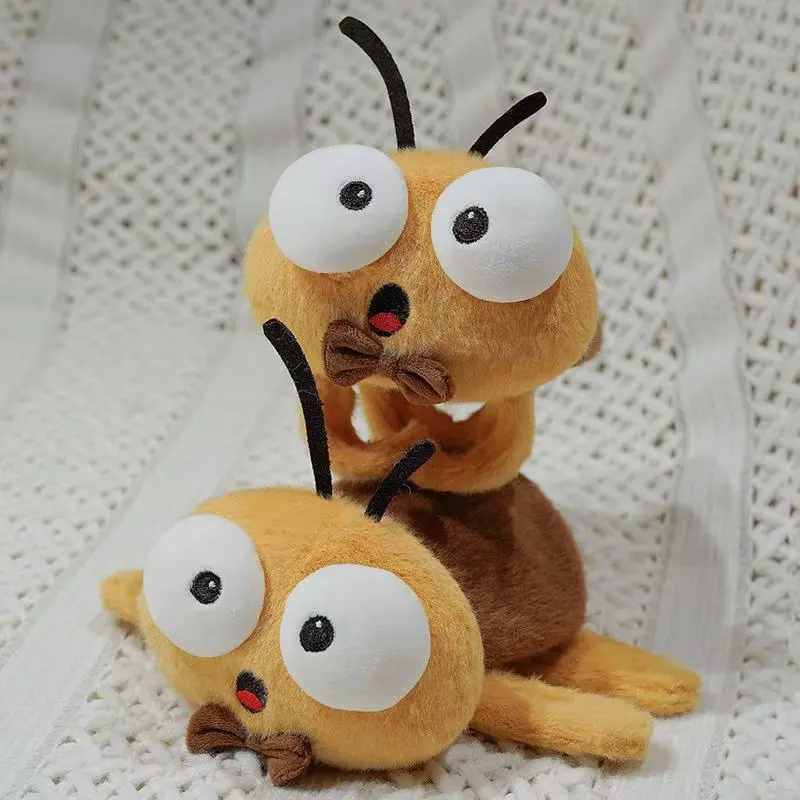 Jellycat's latest big eyed cockroach wristband stuffed plush toy figurine, cartoon anime cute children's birthday gift doll