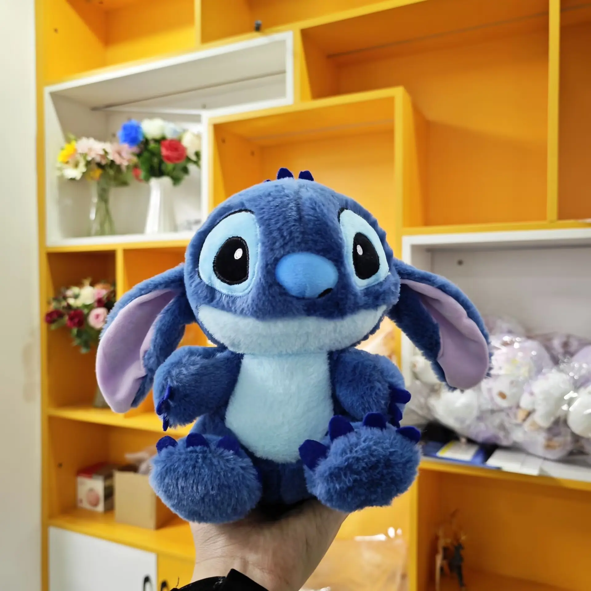 23cm Kawaii Disney Lilo & Stitch Plush Toys Soft Blue Stitch Stuffed Doll Cartoon Anime Plush Toy Boys Girls Birthday Xmas Gifts