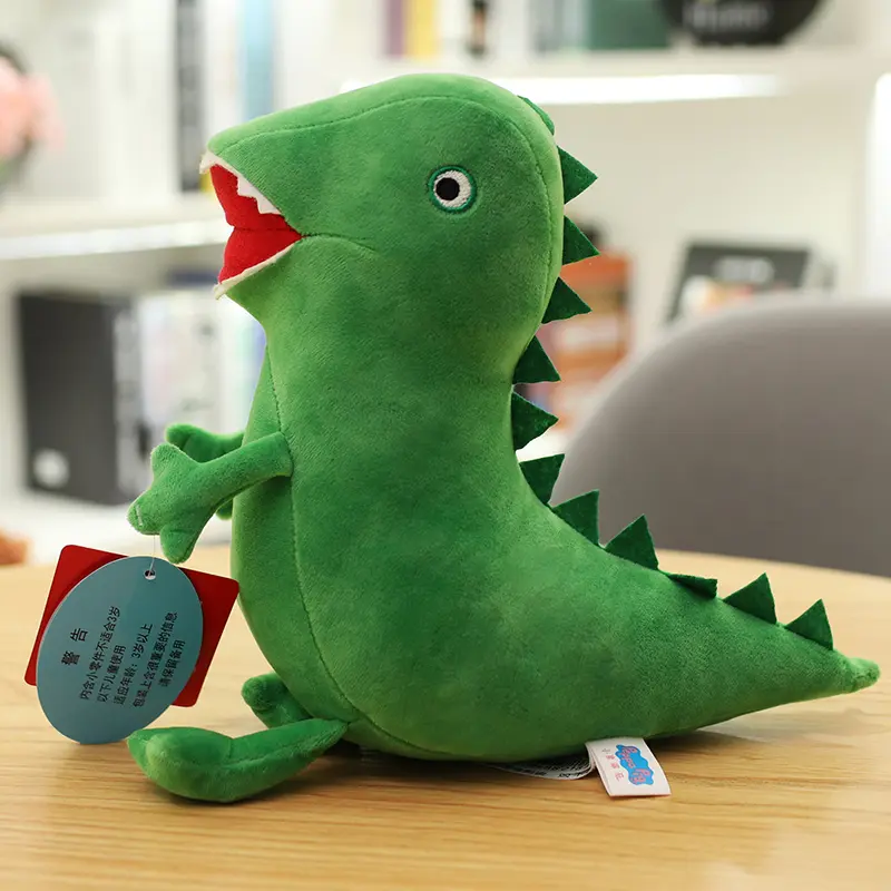 Dinosaur Teddy Peppa Pig Plush Pig Kids Toys High Quality 19cm Pet Bear Soft Stuffed Anime Figure Doll Children's Birthday Gifts