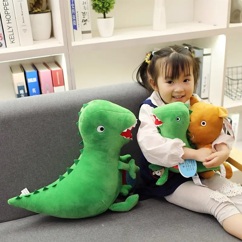 Dinosaur Teddy Peppa Pig Plush Pig Kids Toys High Quality 19cm Pet Bear Soft Stuffed Anime Figure Doll Children's Birthday Gifts