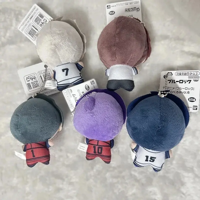 10cm New Blue Lock Plush Pendant KeyChain Yoichi Isagi Nagi Seishiro Mikage Reo Rin Itoshi Itoshi Sae Action Doll Toy Gift