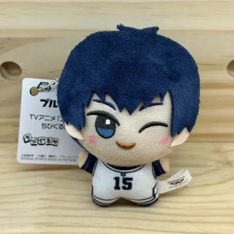 10cm New Blue Lock Plush Pendant KeyChain Yoichi Isagi Nagi Seishiro Mikage Reo Rin Itoshi Itoshi Sae Action Doll Toy Gift