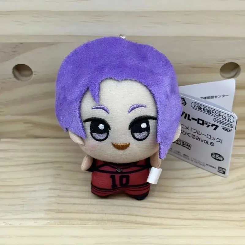 10cm New Blue Lock Plush Pendant KeyChain Yoichi Isagi Nagi Seishiro Mikage Reo Rin Itoshi Itoshi Sae Action Doll Toy Gift
