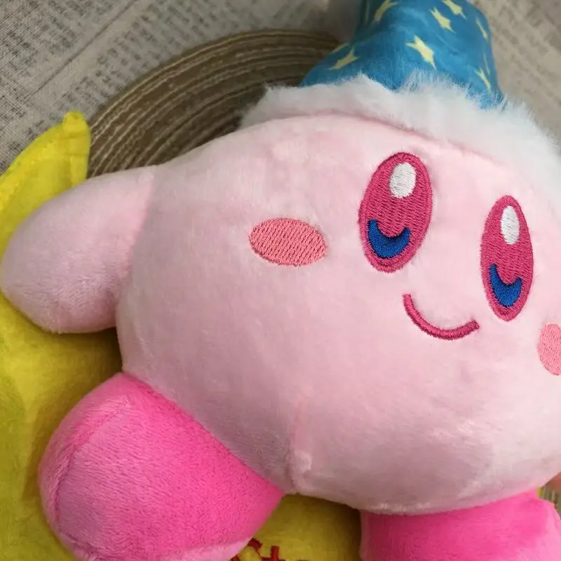 Anime Kirby Plush Toys Kawaii Cute Pink Peluche Cartoon Soft Stuffed Animal Doll Fluffy Pillow Home Room Decor Birthday Gift Kid