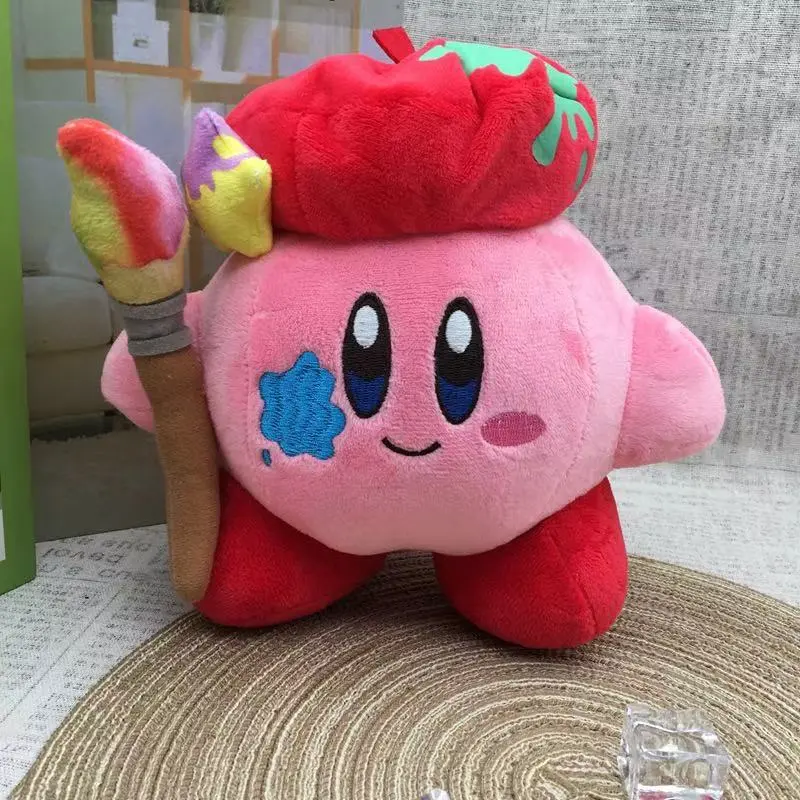 Anime Kirby Plush Toys Kawaii Cute Pink Peluche Cartoon Soft Stuffed Animal Doll Fluffy Pillow Home Room Decor Birthday Gift Kid