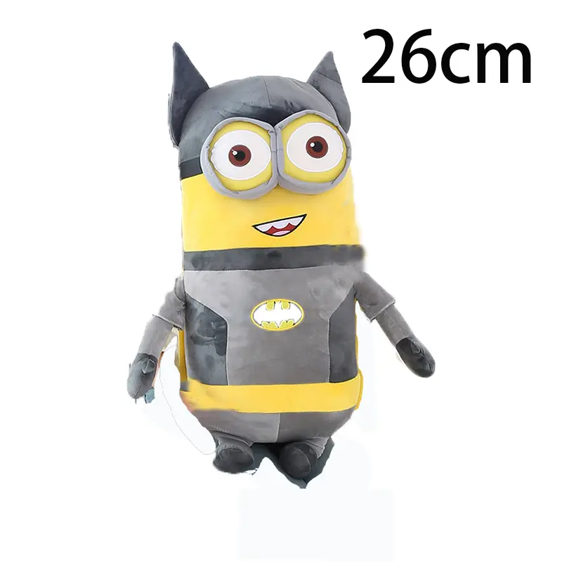 Minions Movie Periphery Yellow Plush Bob Plush Stuart Stuffed Toys In Jeans Soft Dolls Pillow Decoration Children Birthday Gift
