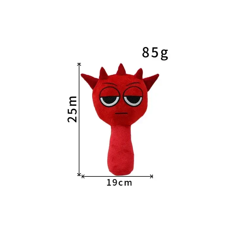 25cm New Sprunki Plush Toys Sprunki Dolls Oren Wenda Sprunki Stuffed Doll Plush Stuffed Kids Christmas Birthday Gift Home Decors